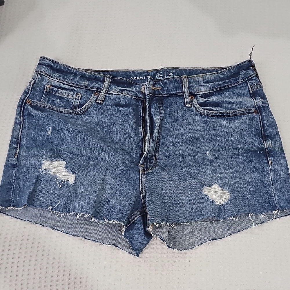 Blue Denim Shorts